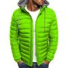 MQYXGS Cappotti da Uomo Giacca Spessa e Calda Piumini isolanti con Cappuccio Cappotto Resistente al Cotone Giacca Leggera Piumino Imbottito Cappotto Maglione Giacca a Maniche Lunghe con Cerniera Intera