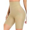 UMIPUBO Guaina Contenitiva Donna Pancia Piatta Mutande Snellente Intimo Contenitive Vita Alta Traspirante Elastico Intimo Modellante Controllo Post Parto Pantaloncini (Pelle, M)