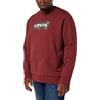 Levi's Standard Graphic Crew, Felpa Uomo, Batwing Crew Port, S