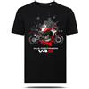 AZgraphishop T-shirt con grafica Multistrada V4S Red Drawing Style TS-DUC-037