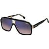 Carrera Occhiali da Sole 1053/S BLACK BEIGE/BROWN SHADED BLUE MIRROR 60/12/145 uomo