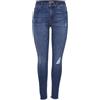 ONLY NOS Onlblush Mid Ank Raw Jeans Rea2077 Noos, Jeans Skinny Donna
