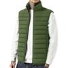 Oanviso Gilet Smanicato Uomo Leggero Trapuntato Senza Maniche Sportivo Giubbotto Imbottito Invernale Caldo Giacchetto Ibrido Piumino Vest Outdoor Trekking A Verde Militare XL