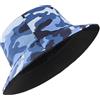 Zylioo Cappelli da Pescatore XXL Grandi Cappelli da Pesca Reversibili Cappello da Pescatore a Doppia Faccia per Teste Grandi