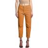 JOPHY & CO. Pantalone Jeans Denim Donna Cinque Tasche in Cotone Elasticizzato (cod.1372) (Arancione, L)