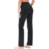 icyzone Pantaloni da Donna Sportivi Dritto,Larga Pantaloni da Tuta Vita Alta con Tasca Pantaloni Yoga Fitness Pilates