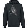 Linkin Park Archer Uomo Felpa con Cappuccio Nero XL 80% Cotone, 20% Poliestere Regular