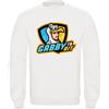 MAGLIERIA CONFORTI Felpa Girocollo di Gabby 16 Bit Unisex per Bambino Bambina Ragazzo. (IT, età, 11 Anni, 12 Anni, Regular, Bianco)
