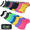 Hot Feet delle donne Low Cut no-show calzini Fit, Value Pack di 18 accoppiamenti, il calzino Size 9 11, Scarpa 4 10.5