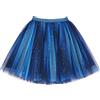 CAMILIFE Bebè Bambine Ragazze Gonna Tutu Gonna in Tulle Blu Cielo Stellato Gonna da Principessa Minigonna Gonna Tutù per la Danza Classica con Elastico in Vita Adorabile - Blu Scuro Taglia del Produttore 100