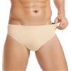 Spoxiyue Professionale Balletto Nude Dance Underwear Uomo's Full Seat Cintura da Ballo (S, Colore Nudo)