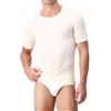 BIRIKKINA Maglietta Intima Uomo Lana Cotone Girocollo 3-5-1 Pezzi Maglia Intima Termica Invernale - Maglia Intima Uomo Lana Cotone (IT, Testo, XL, Regular, Regular, 5 Pezzi Bianco Lana)