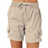 ORANDESIGNE Pantaloncini Cargo da Donna Shorts Estivi Pantaloni Corti Sportivo Leggero Lavoro Bermuda da Escursionismo a Vita Alta con Tasche Multiple