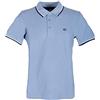nazarenogabrielli Nazareno Gabrielli Polo Uomo Manica Corta 100% Cotone Piquet. Colletto e Manica con righino in Contrasto Colore. Logo Piccolo Ricamato.