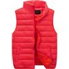 Peuignao Gilet Imbottito Uomo Giubbotto smanicato Uomo Invernale Giubbino Smanicato Casual Gilet Trapuntato Uomo Taglie Forti Giacca senza Maniche Giacchetto smanicato Puffer Gilet Uomo Imbottiti Rosso XXL