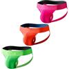 Faringoto Slip da Uomo con Bretelle, Slip Micro Mini da Nuoto, Panty Morbidi alla Moda, 3 colori., L