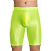 Ausing Boxer da uomo lucidi, con glitter, sportivi, sexy, a compressione, taglie M-2XL