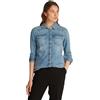 Tommy Hilfiger Donna Camicia in Jeans Slim Shirt Sam in Cotone