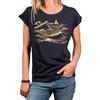 MAKAYA Maglietta Donna con Barca a Vela Tshirt Marittimo Estivo Cotone Oversize Grandi Taglie Idea Regalo per Veliste Mare Spiaggia Vacanza Blu M