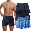 Hialegion Uomo Calecon Set Boxer Cotone Intimo Uomo Pigiama Boxer Confortevole Lettera Traspirante Confezione da 3 M