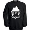 MAGLIERIA CONFORTI Felpa di Vegeta Girocollo Goku Super Sayan Unisex Adulti Uomo Donna Ragazzo Ragazza
