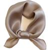 YILWPV Sciarpe quadrate in seta tinta unita for donna Cravatte al collo Foulard Fazzoletto da Fascia for capelli Nastri for borse for Per Donna