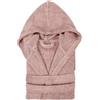 TRAMAS+ Accappatoio da Bagno 100% Cotone Uomo e Donna, 450g, Cappuccio, Cintura Regolabile, 2 Tasche, Alta Assorbenza, Morbido e Confortevole, Certificato OEKO-TEX - L, Rosa Keike