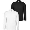 ALPIDEX Set da 2 Polo Uomo Manica Lunga 100% Cotone Maglietta Classico Casual Tinta Unita S M L XL XXL 3XL 4XL 5XL, Taglia:L, Colore:Cloud