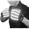 YUANYUYING Guanti LED Flash - Guanti Luminosi per Feste, Halloween ed Eventi | Luminosi, Lampeggianti | Facili da Usare a Batteria (Bianco, standard)