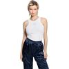 Guess Top Guendalina da Donna Eco New Senza Maniche Girocollo, Bianco Puro., M