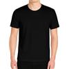 GARDA - 3pz T-Shirt Uomo Mezza Manica, Girocollo, Intimo Uomo 100% Cotone Pettinato Art. 0024 (Nero, 4/M)