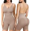 SHEKINI Body Donna Elegante Schiena Scoperta Bodysuit Estivo Shapewear Bodysuit Butt Lifter Guaina Contenitivo Modellante Boxer Shorts Senza Cuciture con Push-up Sedere Pantaloncini