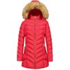 MJGkhiy Piumino Donna Invernale Lungo Elegante Cappotto con Cappuccio In Pelliccia Curvy Caldo Giubbotto Parka Taglie Forti Piumini Abbigliamento Invernali Antivento Giacca Pesante Giubbino con Zip