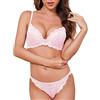 SHEKINI Completi Intimi da Donna Sexy Lingerie Push up Reggiseno e Slip in Pizzo Elegante Reggiseno con Ferretto Fisso Imbottitto Tracolla Regolabile