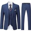 YOUTHUP Abito Uomo 3 Pezzi Slim Fit Giacca Gilet Pantaloni