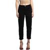 JOPHY & CO. Pantalone Jeans Denim Donna Cinque Tasche in Cotone Elasticizzato (cod.1372) (Nero, XS)