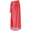 Mikihat Sarong Pareo da Spiaggia Donna Chiffon, Beach Pareo Costume da Bagno Donna, Chiffon Scialle Wrap Dress Gonna, Bikini Cover Lungo Copricostume Donna per Ragazze Pool Mare Vacanza Estate (Rosso)