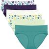 Intimate Portal Mutande Gravidanza Cotone Slip Pieghevoli Post Parto 6 Pack | Abbigliamento Premaman, Slip Maternità, Fodera 100% Chiaro Cotone, Fascia Elastica Morbida, Mutandine Comode & Traspirante