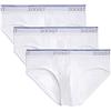 2(X)IST Cotton Stretch No Show Brief 3-Pack Boxer Uomo (Pacco da 3)
