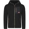 riverso RIVHenning - Felpa da uomo con cappuccio, vestibilità normale, con cerniera, in pile, con cappuccio, con cappuccio, colore blu, beige, nero, verde, S, M, L, XL, XXL, 3XL, 4XL, 5XL