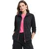 Geographical Norway Uminie Lady Fz Polaire Felpa Donna Micro Pile Full Zip Leggera Calda 100% Poliestere Tasche Laterali Stampa Spalla Badge Manica Casual (Nero L)