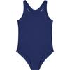Ewbob Costume Intero Bambina,Costume da Bagno Monopezzo per Bambini,Swimsuit da Bagno Sportivo, Bagno ad Asciugatura Rapida per Ragazze(C3)-002-Navy-11-12Y