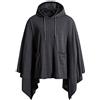 PPPPA Pullover Casual Poncho Mantella con Tasca Tasca Patchwork Irregolare Maniche Larghe a Pipistrello Top Maschile Abbigliamento da casa Felpa con Cappuccio Mantello Felpa Fashion Cape Pullover con Tasca