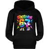 MAGLIERIA CONFORTI Felpa con Cappuccio Meme Six Seven 6 7 Meme Gen Alpha Brain Rot Sweatshirt Taglia Bambini Bianca o Nera v.2 (IT, età, 11 Anni, 12 Anni, Regular, Nero)