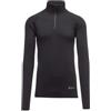 Thermowave - Indumento 2 in 1 doppio strato, traspirante, trama a tartaruga, maglia mezzo collo con cerniera