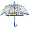 Generisch Ombrello per bambini a cupola, leggero, con divertente motivo, para il vento e la pioggia, trasparente, regalo per bambini, Small