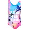 Aquarti Costume Piscina Bambina Intero con Stampa - Resistente, Confortevole e alla Moda, Estate/Tempo/Blu/Rosa/Viola, 170