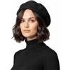Basic Sense Basco in 100% cotone, autunno-inverno, da donna nero Taglia unica