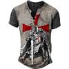 SHENGSHIYU Stampa T-Shirt Uomo Lotti Grande Taglia Moderna Manica Corta Uomo Estate Bottone Decorazione Giovani T-Shirt Uomo Casual Moda Festa Unico Sportivo Uomo