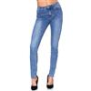Elara Jeans da Donna Elasticizzati Skinny Chunkyrayan EL09D2 Blau-38 (M)